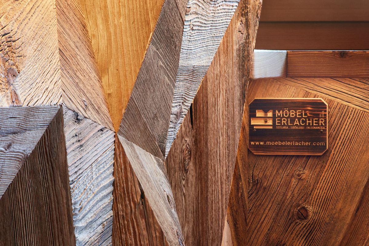 Kaltner Präsente Croce da Parete in Vero Legno di faggio Realizzata in Stile Moderno nella Valle del Sud Tirolo 18 cm 